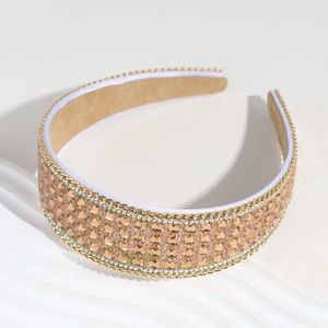 Shiny Wide-Brimmed Rhinestone Headband